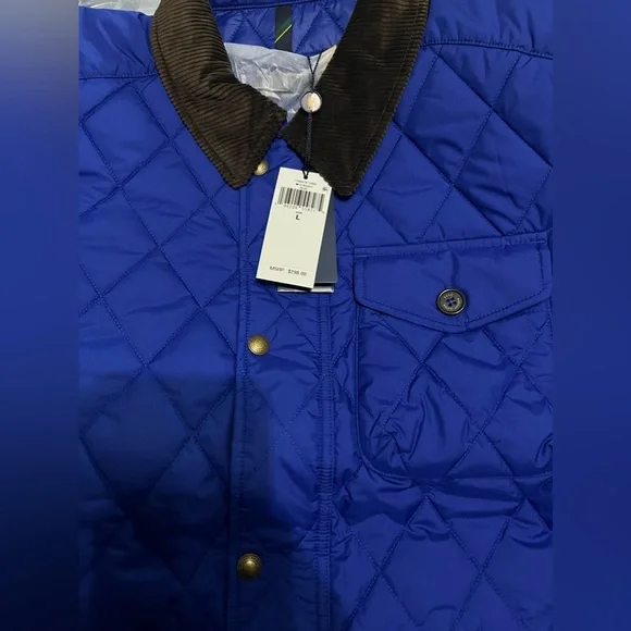 NWT! Men's Polo Ralph Lauren Water-Repellent Quilted Jacket - Picture 4 of 4
